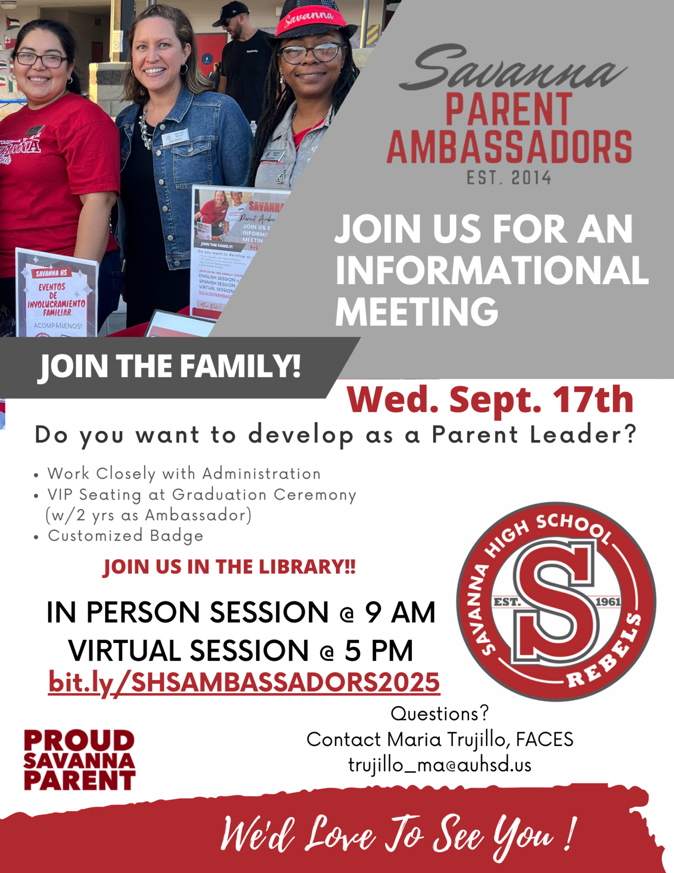 Ambassador Info Meeting